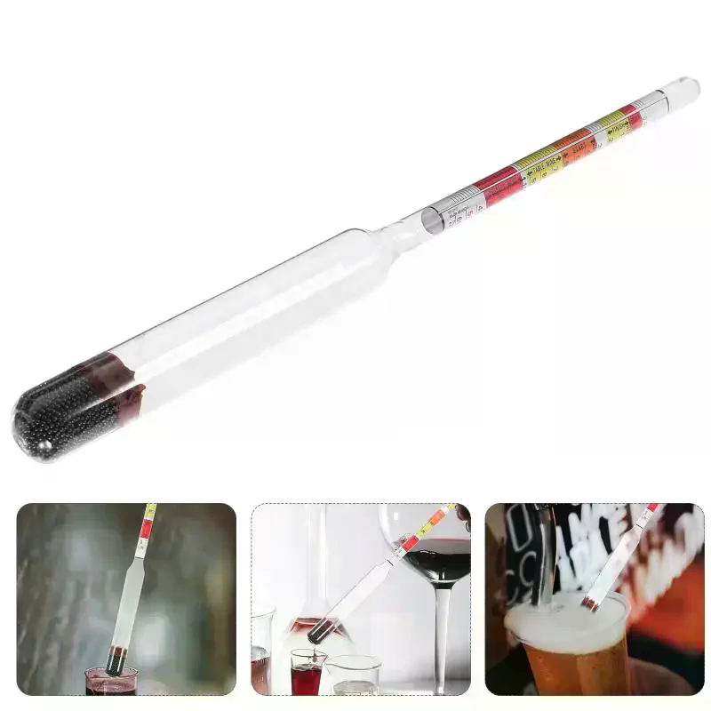 Wine Beer Cider - Hidrometer 3 Skala Untuk Pengujian Alkohol