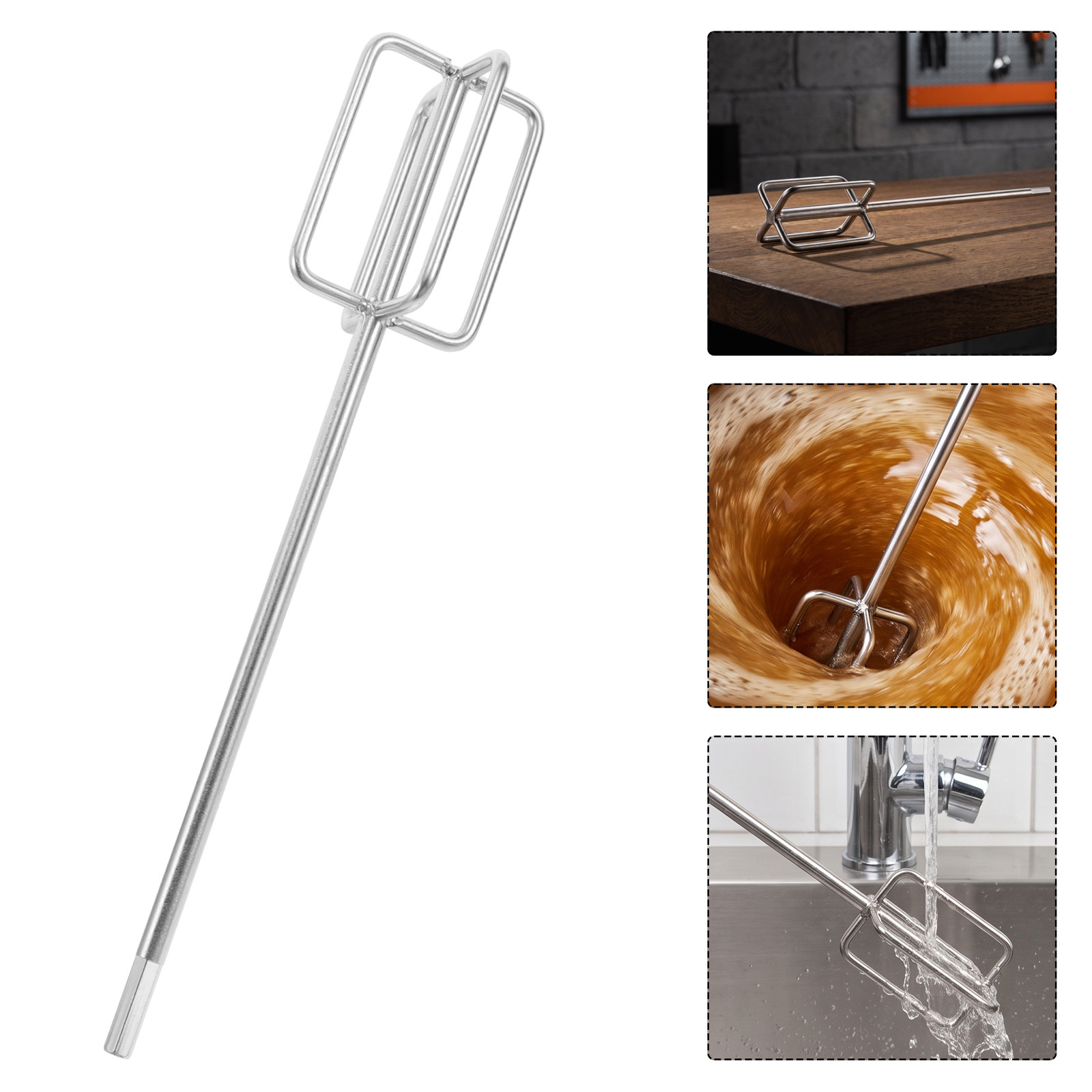Wine Beer Making Supplies - Batang Pengaduk Baja Tahan Karat dengan