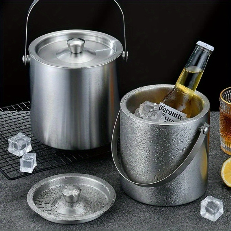 Wine Beer Holder - 1,6l/2L/3L baja tahan karat terisolasi ember