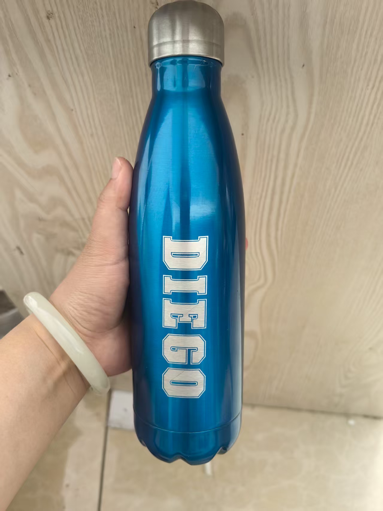 Wine In Beer Name - Teks Kustom/Logo Dicetak Nama Tetap Dingin