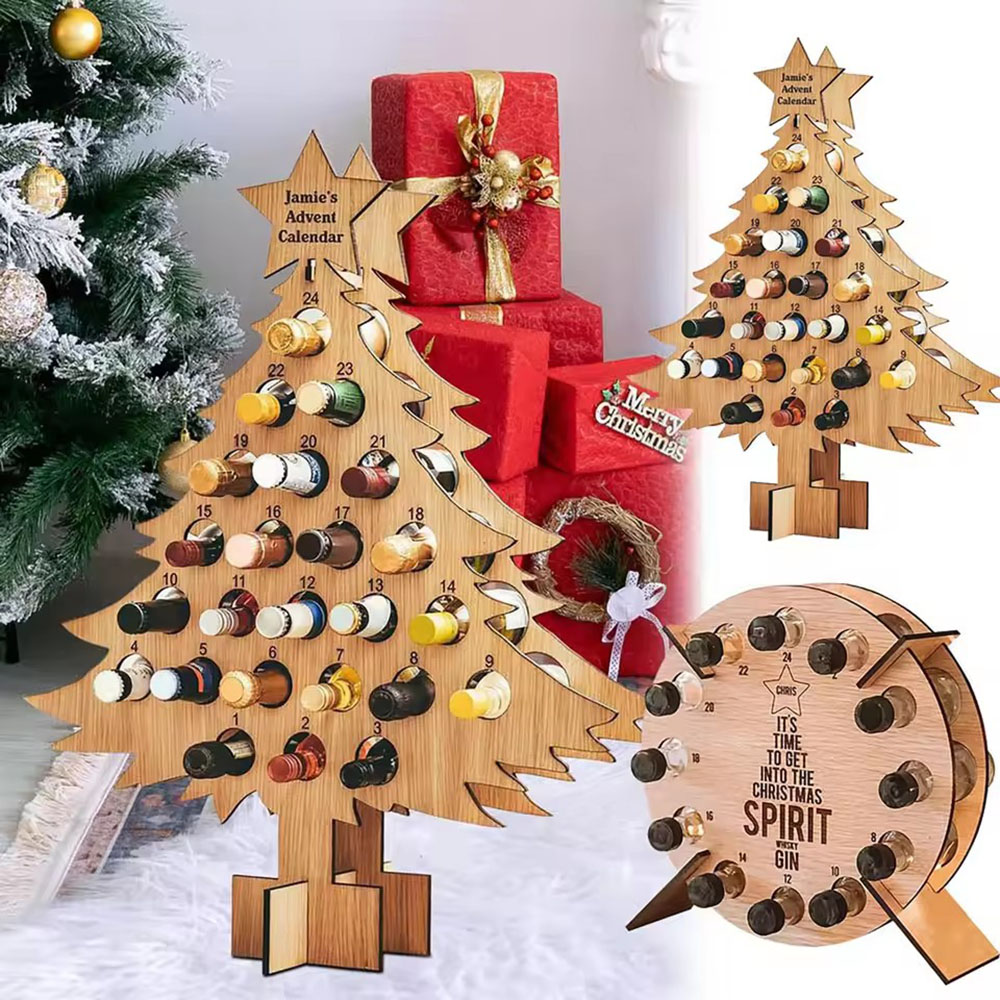 Rak Anggur Kayu Bentuk Pohon N - Wine Beer Holder ulasan dan harga