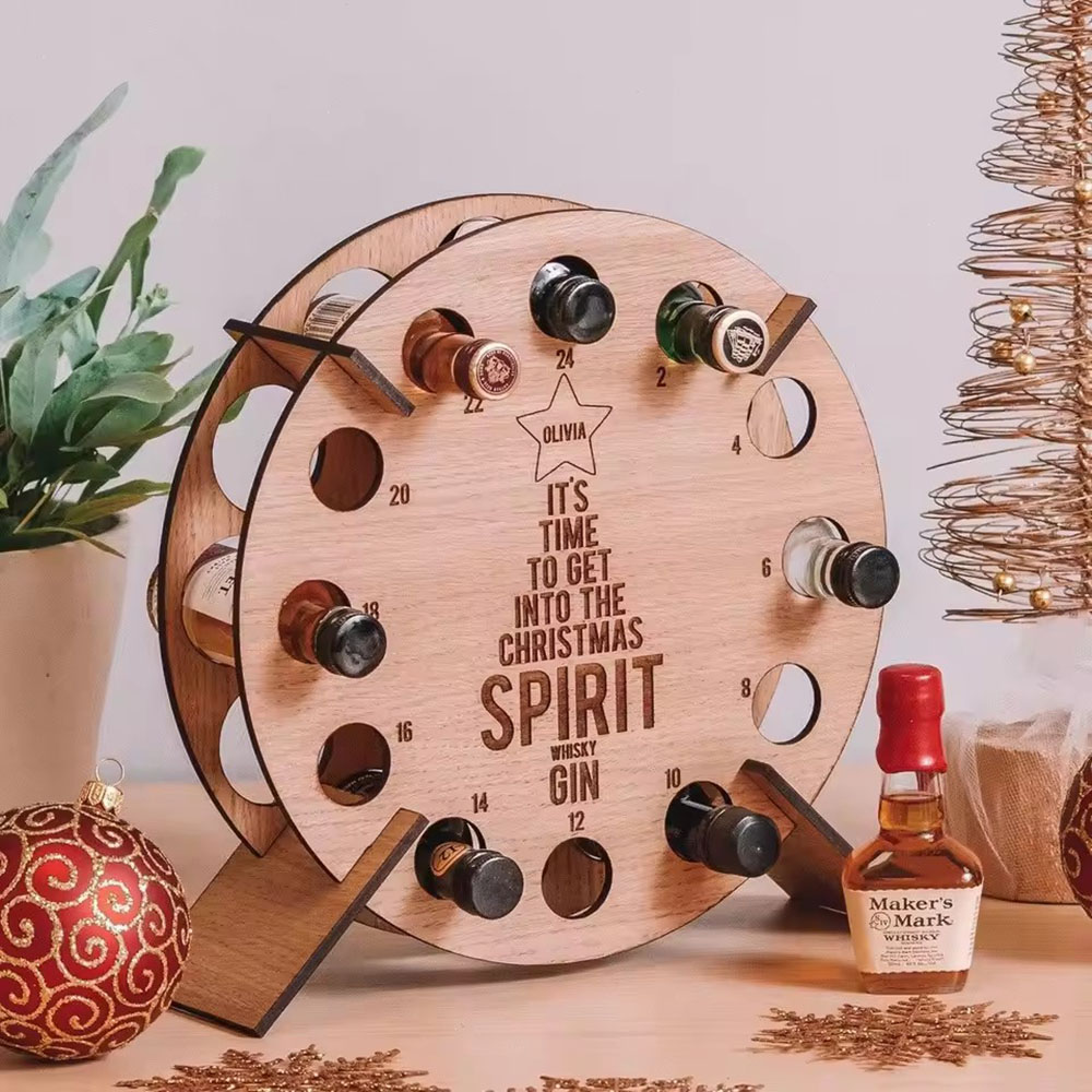Rak Anggur Kayu Bentuk Pohon N - Wine Beer Holder ulasan dan harga