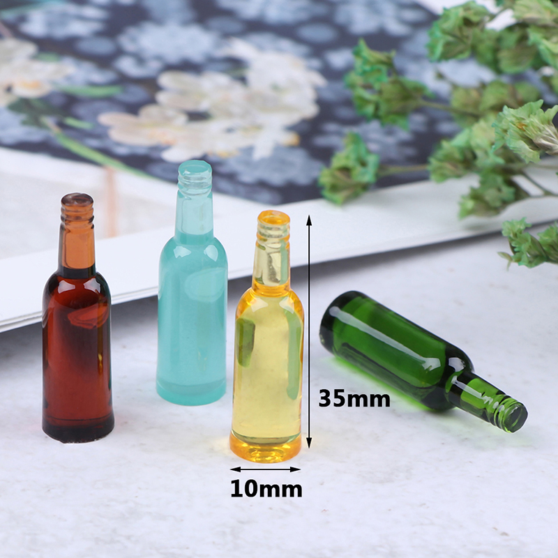 6 Buah 1:12 Miniatur Rumah Bon - Wine In Beer Bottle ulasan dan harga