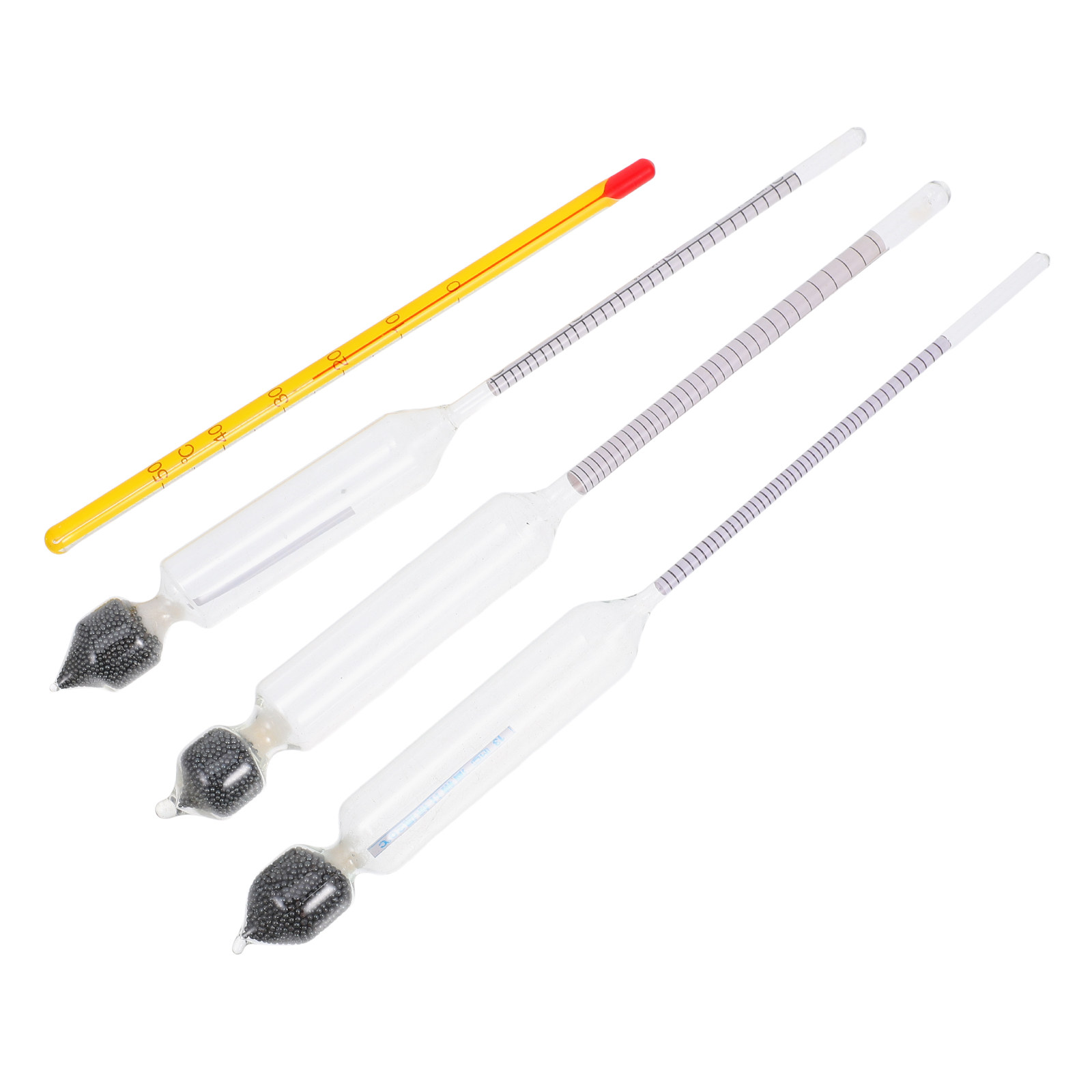 3Pcs Hidrometer Skala Tiga unt - Wine Beer Cider ulasan dan harga