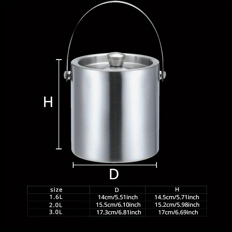 1,6l/2L/3L baja tahan karat te - Wine Beer Holder ulasan dan harga