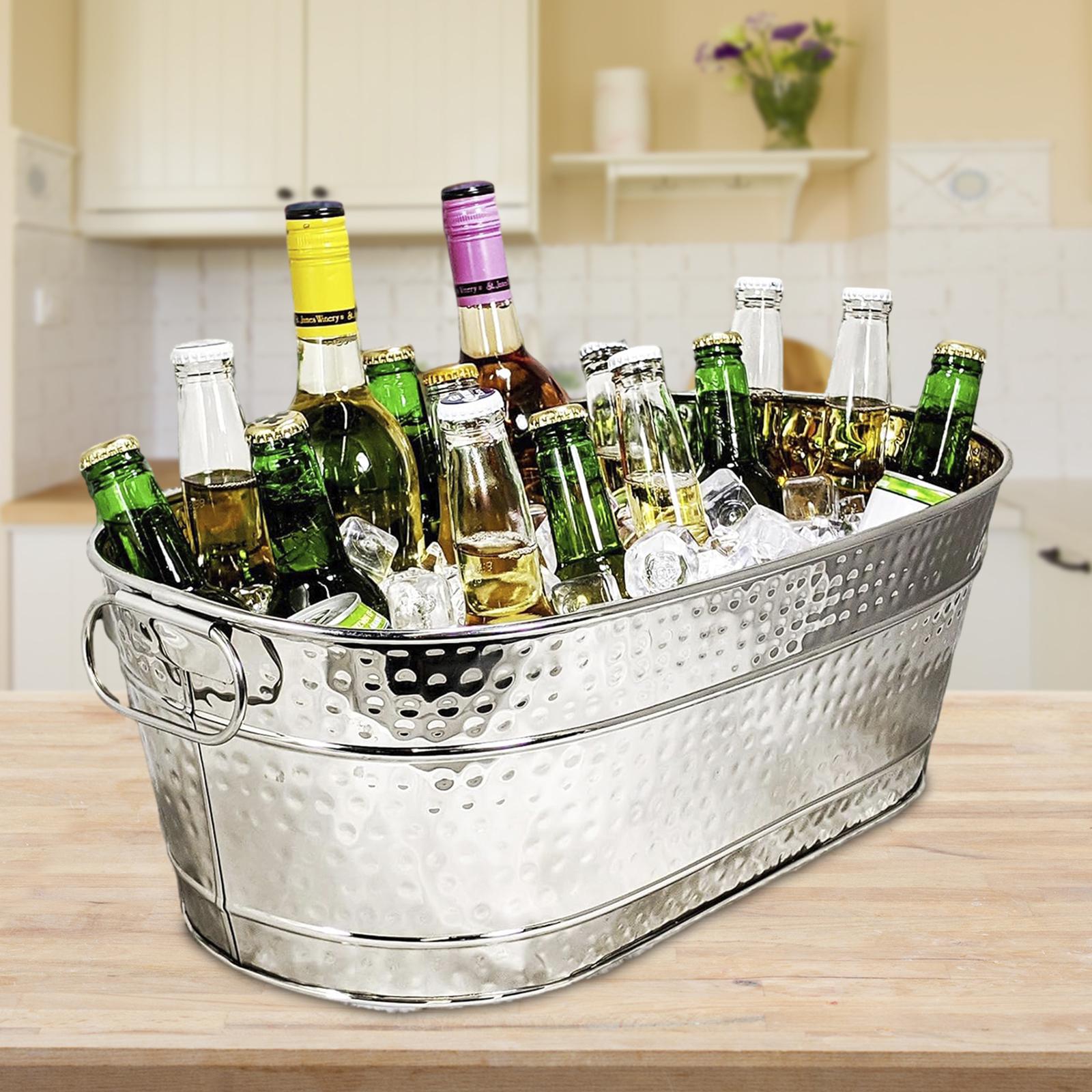 Ember es bak galvanis wadah pe - Wine Beer Holder ulasan dan harga