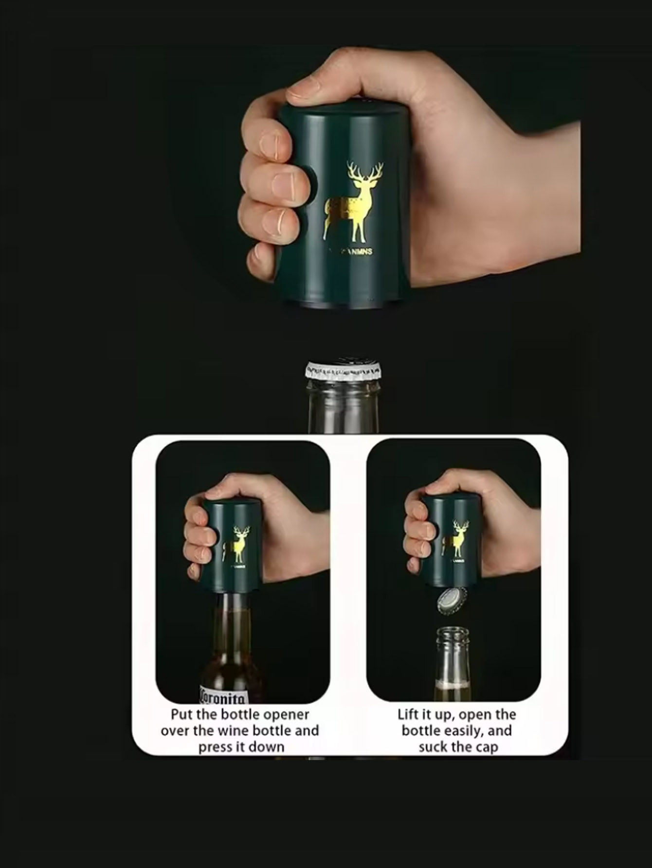 1 Buah Pembuka Botol Bir Otoma - Wine In Beer Bottle ulasan dan harga