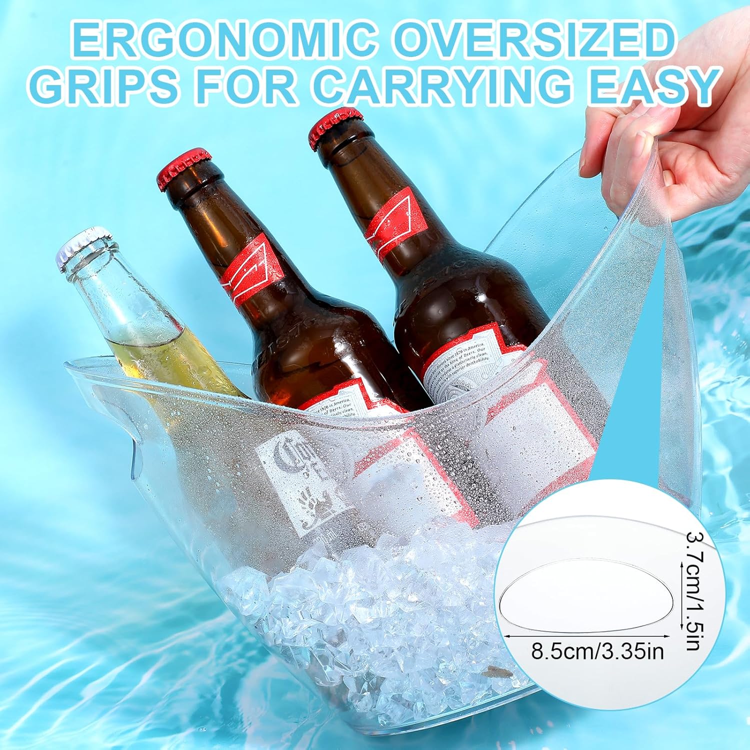5 Wadah Es PET Anti Pecah, Wad - Wine Beer Holder ulasan dan harga