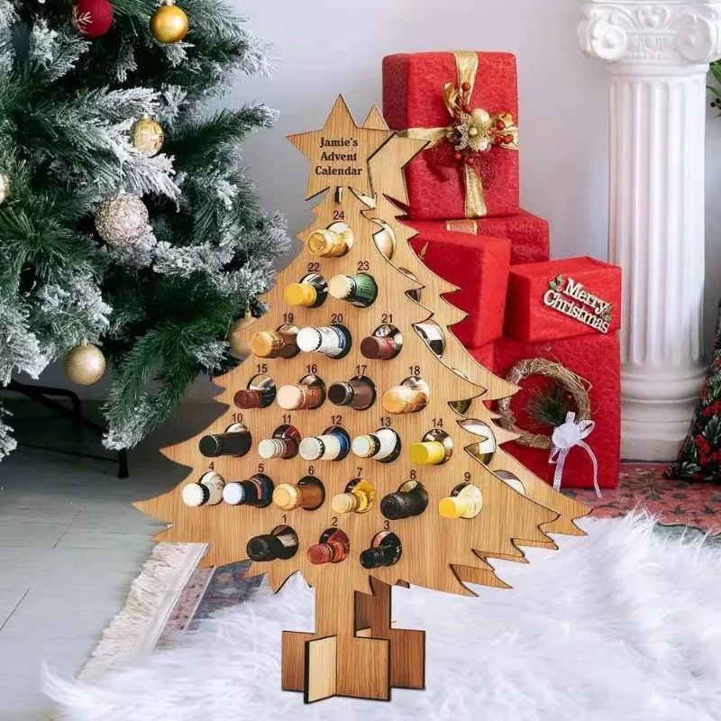 Rak botol anggur pohon Natal,  - Wine Beer Holder ulasan dan harga