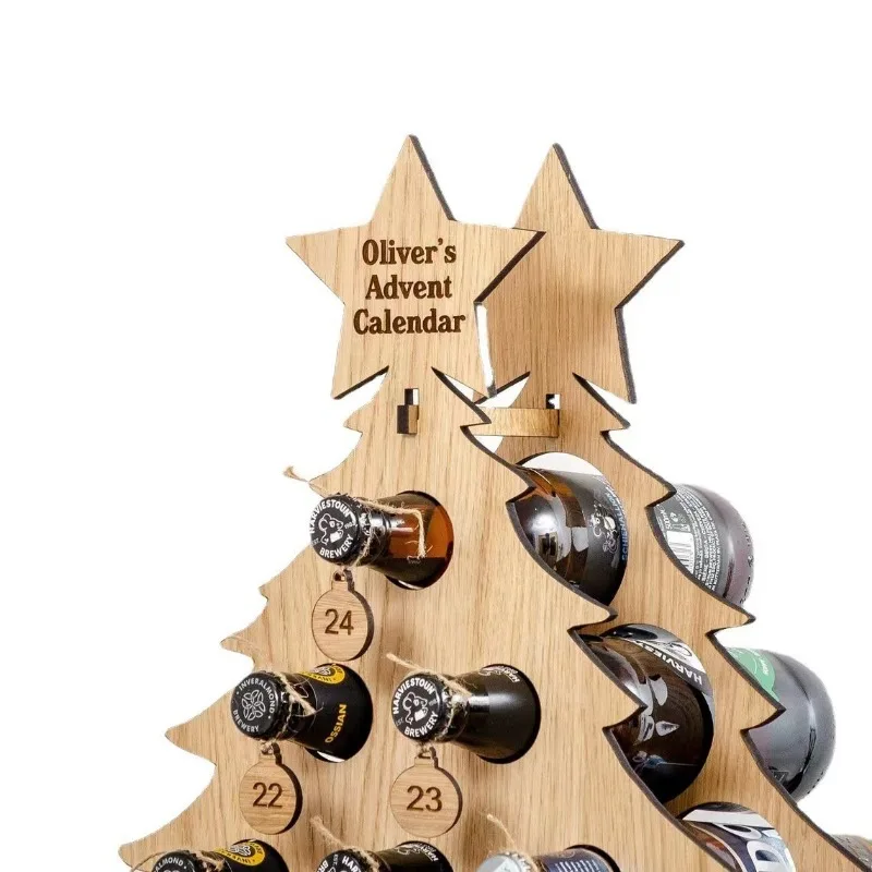 Rak botol anggur pohon Natal,  - Wine Beer Holder ulasan dan harga